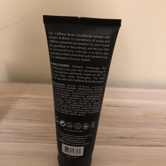 NEW In Box Straight Ahead Shampoo, Conditioner and Hair Serum - Picture 4 of 8